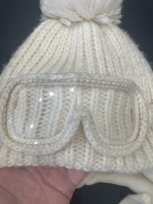 Щапка , очки  вязка