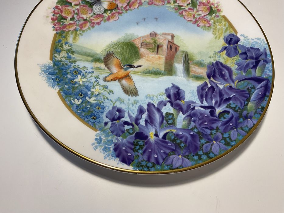Prato decorativo Royal Doulton “Seasons -Spring” - Colecionador