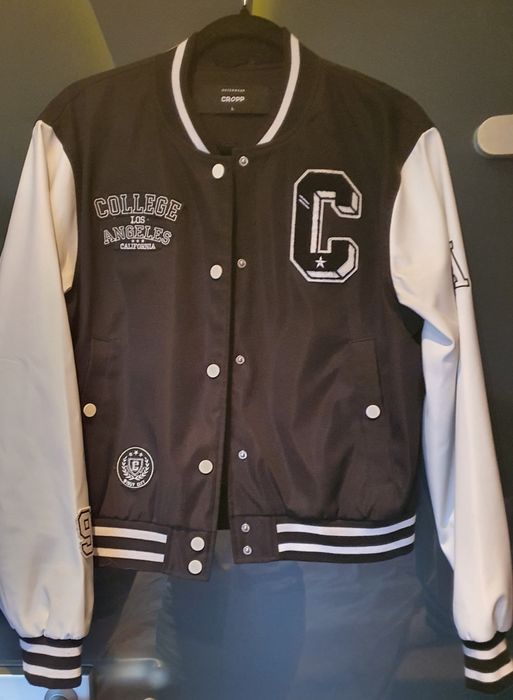 Kurtka młodzieżowa Cropp bejsbolówka r. L