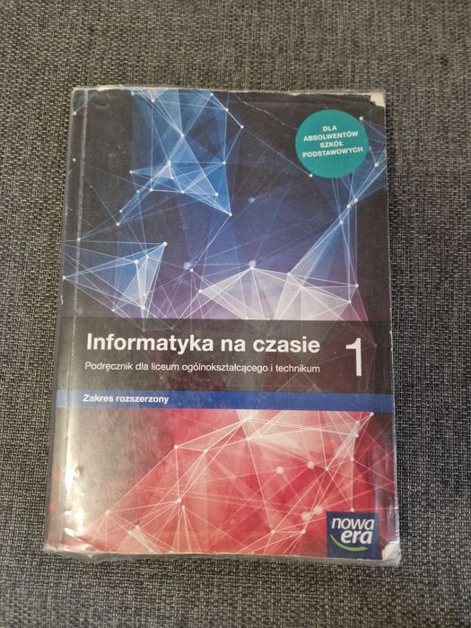 Podręcznik Informatyka na czasie 1 zakres rozszerzony