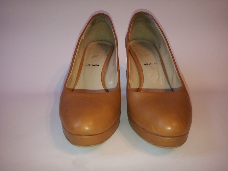 Buty damskie szpilki, skórzane Sala 36