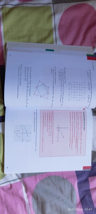 Caderno de exercícios de matemática