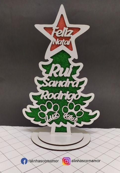 Árvore de Natal Personalizável