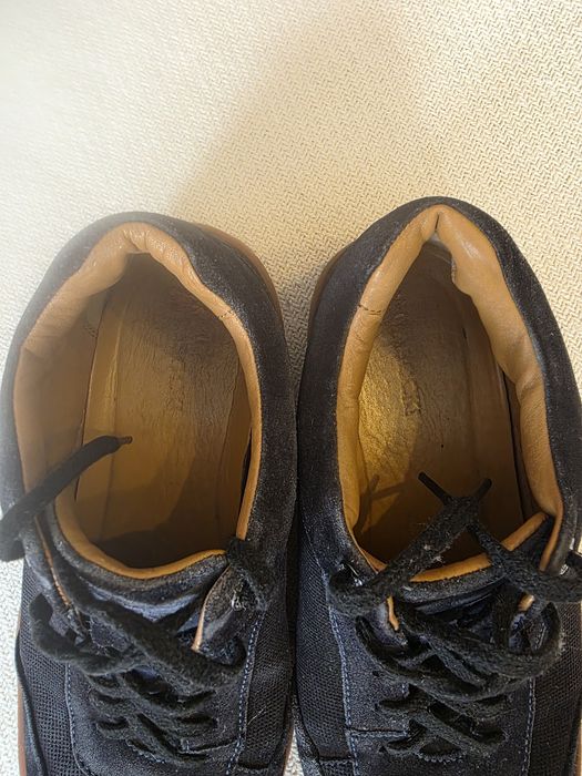 Buty Lasocki skórzane zamszowe granatowe 42