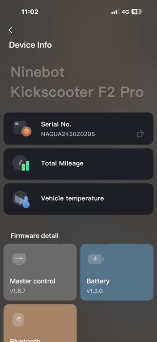 ninebot kickscooter F2 PRO