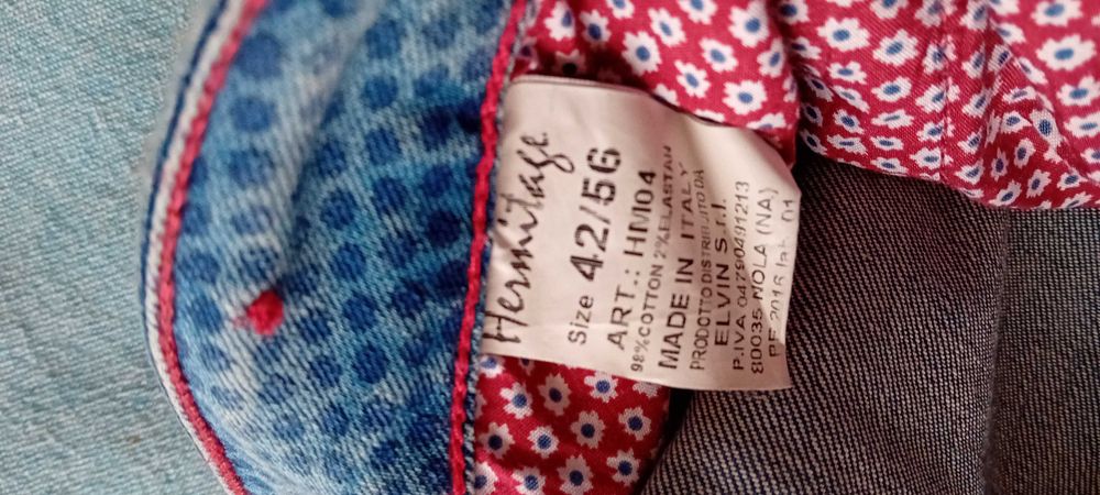 Hermitage Jeans Itália 42 hoje 20