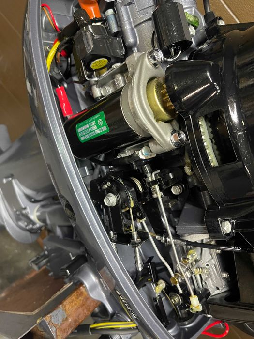 мотор лодочний двигун до човна yamaha 15 електростартер 2т