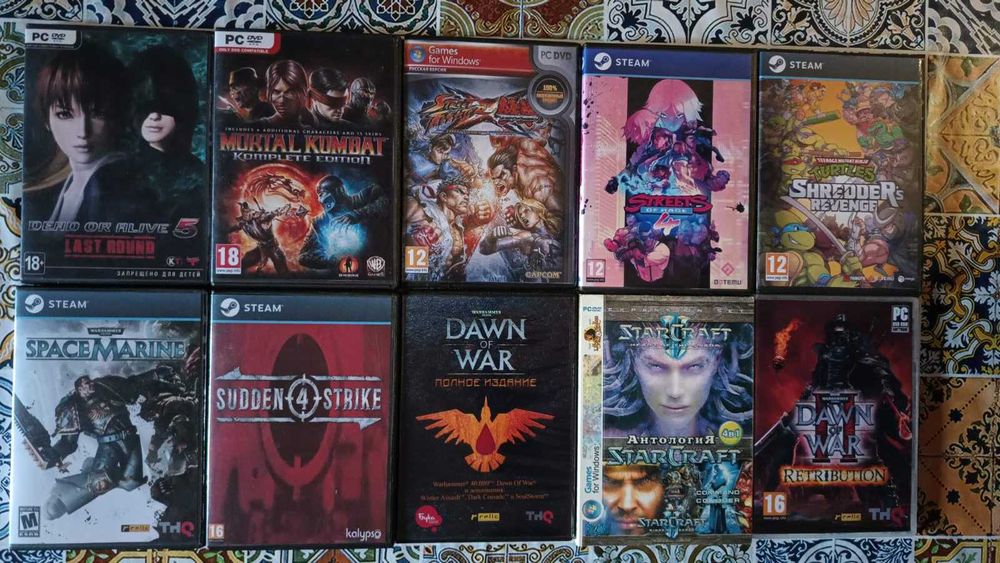 Колекція ігор для ПК на DVD дисках