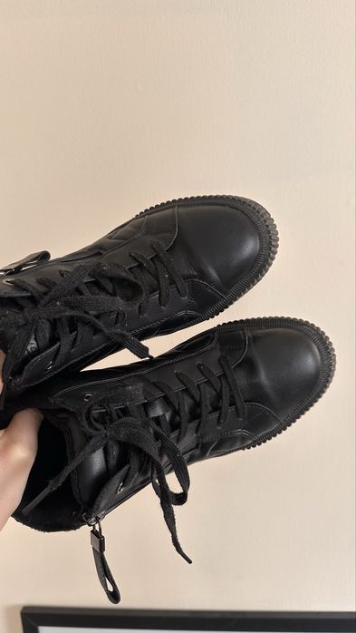 Хайтопы высокие кроссовки ботинки демисезон Vitto Rossi кожаные