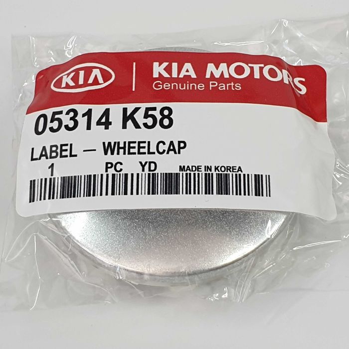 oryginalny dekielek KIA 58mm ASO kapsle dekle 1szt