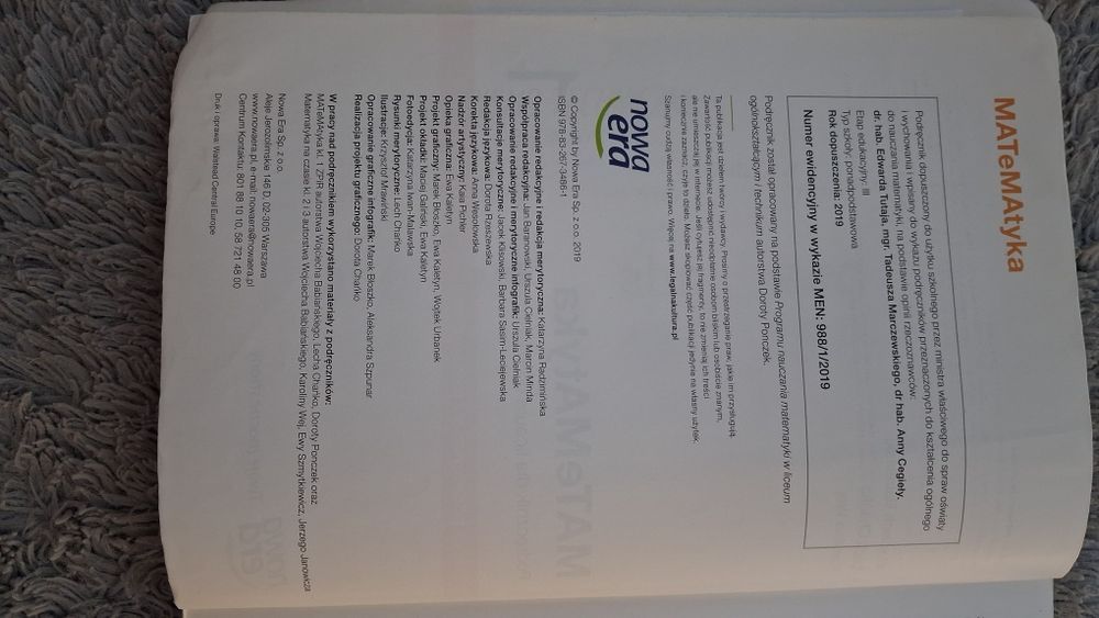 Podręczniki klasa 1 nowa era matematyka,chemia,j.polski
