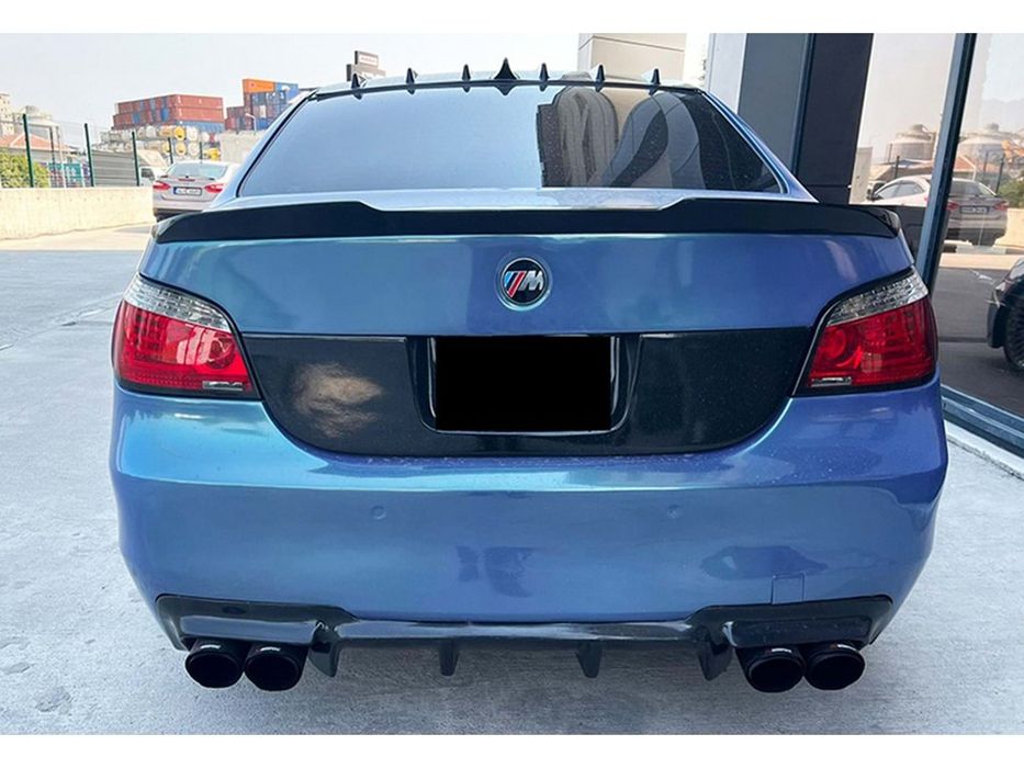 BMW 5 серія E-60/61 2003-2010 рр. Спойлер M4-Style (чорний глянець)