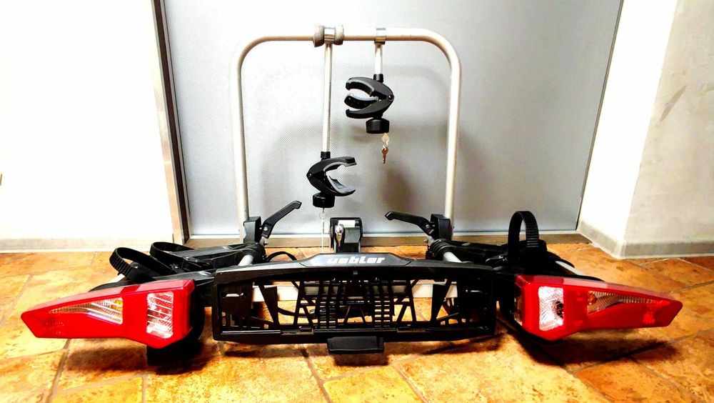 Uebler i21 / bagażnik na hak do przewożenia rowerów / 2x ele / używany