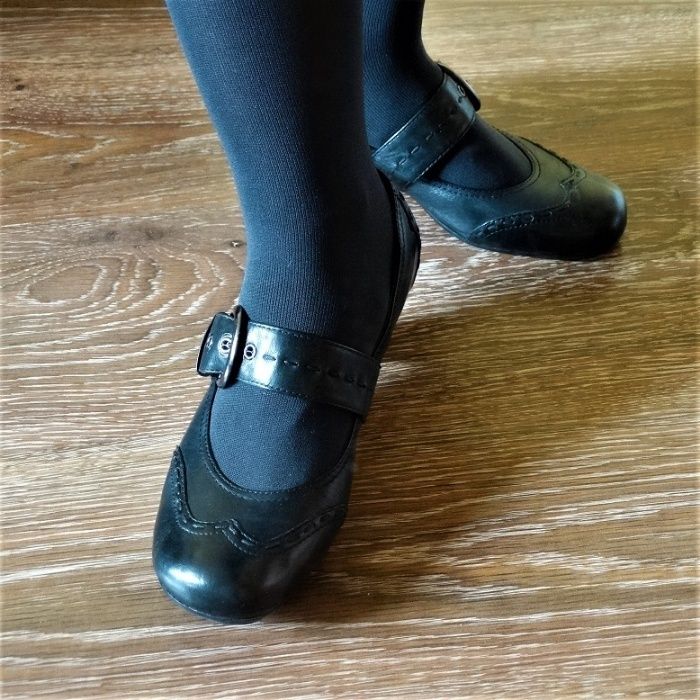 Jak NOWE czółenka buty skóra 39 Deichmann Janet D