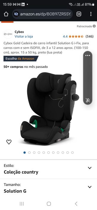 Cybex ifix Solution g black