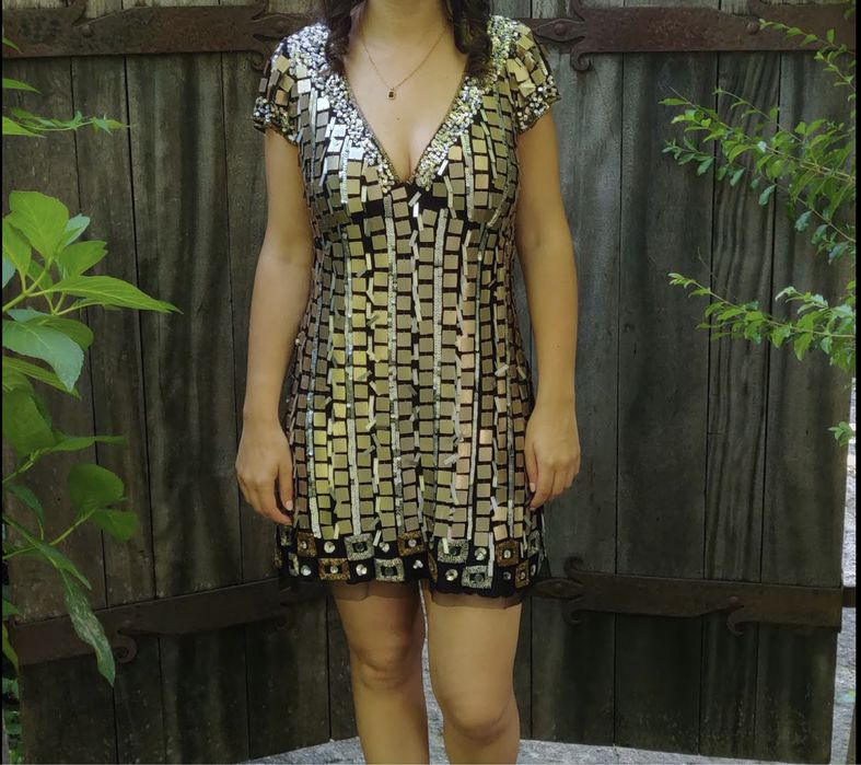 Vestido de festa curto