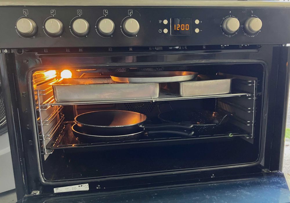 Fogão Beko 90cm – FORNO GRANDE (115L) + 5 Bicos