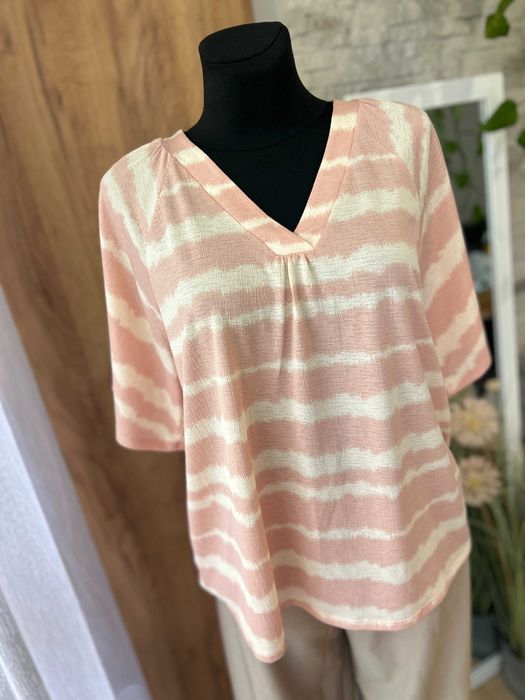 Jasnoróżowa damska bluzka TU – rozmiar 46