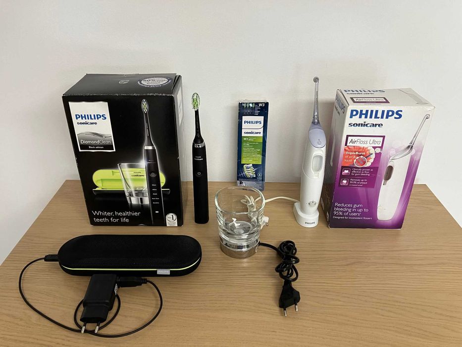 Zestaw szczoteczka soniczna Philips Sonicare DiamondClean i Irygator Philips Sonicare