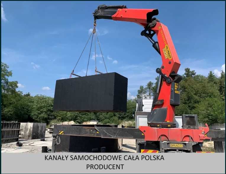 kanał samochodowy warsztatowy betonowy długość  320/350/ 400/450 /500/550/600