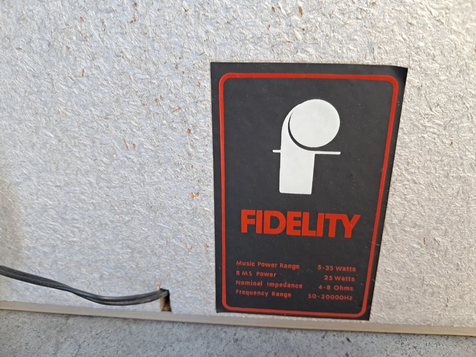 Aparelhagem  Fidelity a funcionar