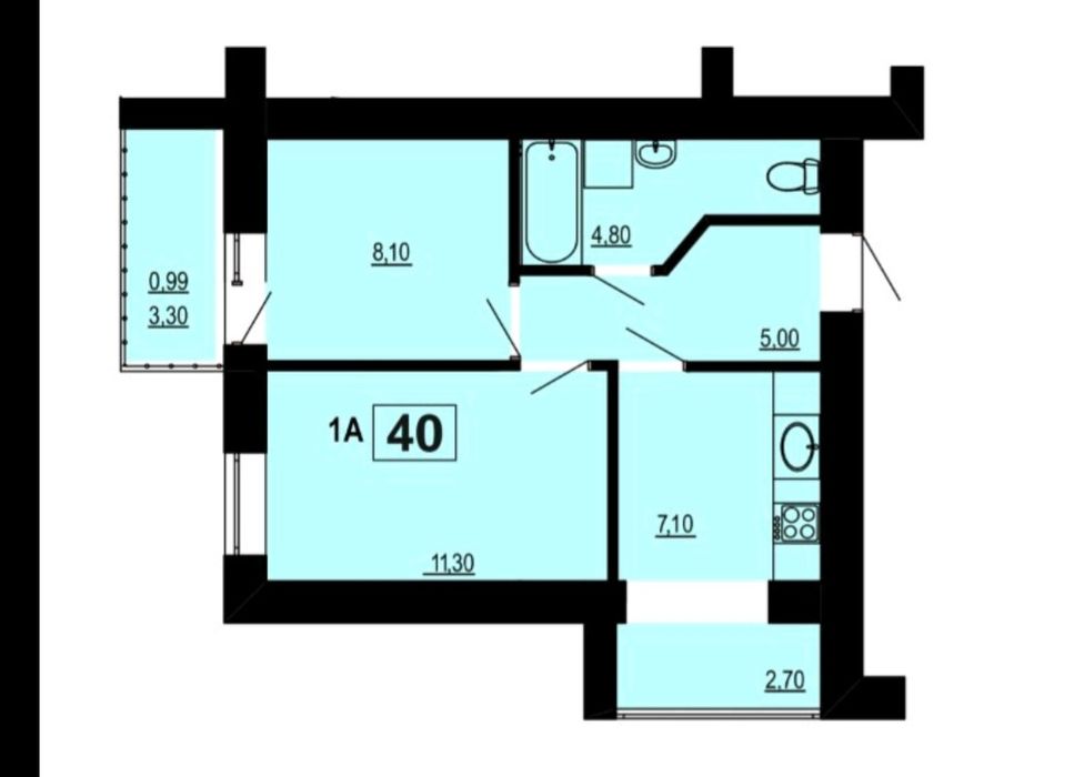 2х кімнатна смарт квартира