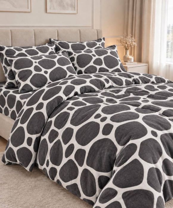 Велюрова флісова постільна білизна