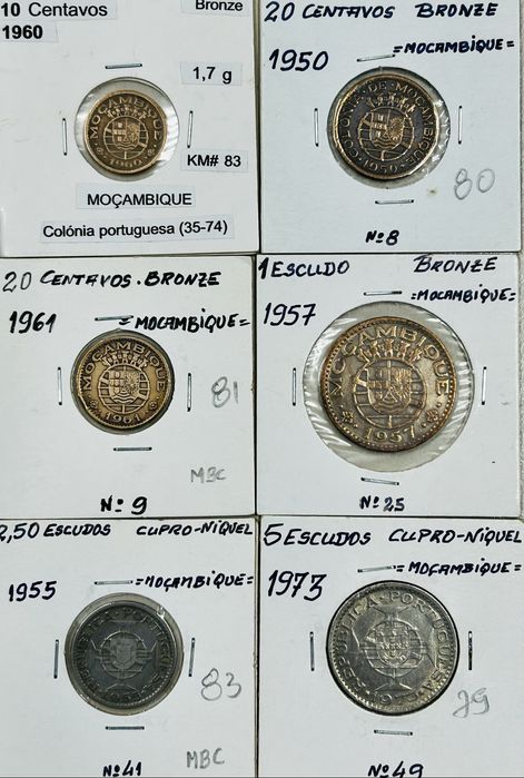 6 Coins - Mozambique