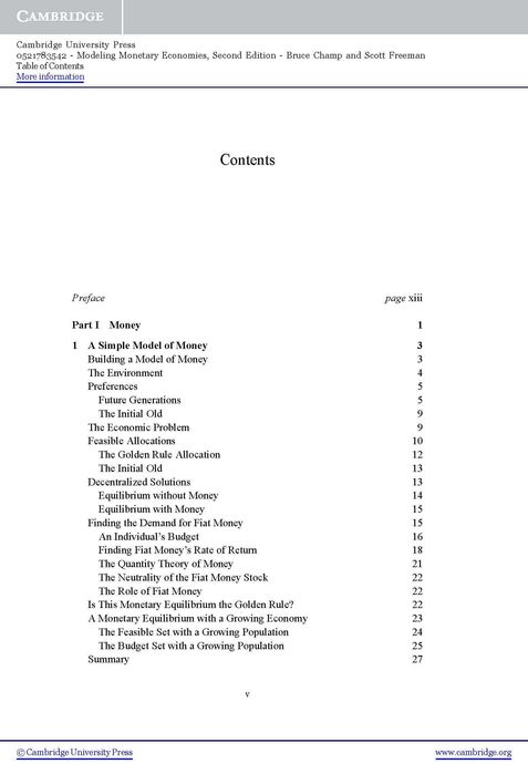 Modeling Monetary Economies: Champ, Bruce/ Freeman, Scott 2nd edition