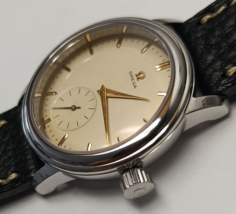 Belíssimo Relógio OMEGA JUMBO Calatrava Vintage 1952 manual cal.266 Caixа Ø40mm!