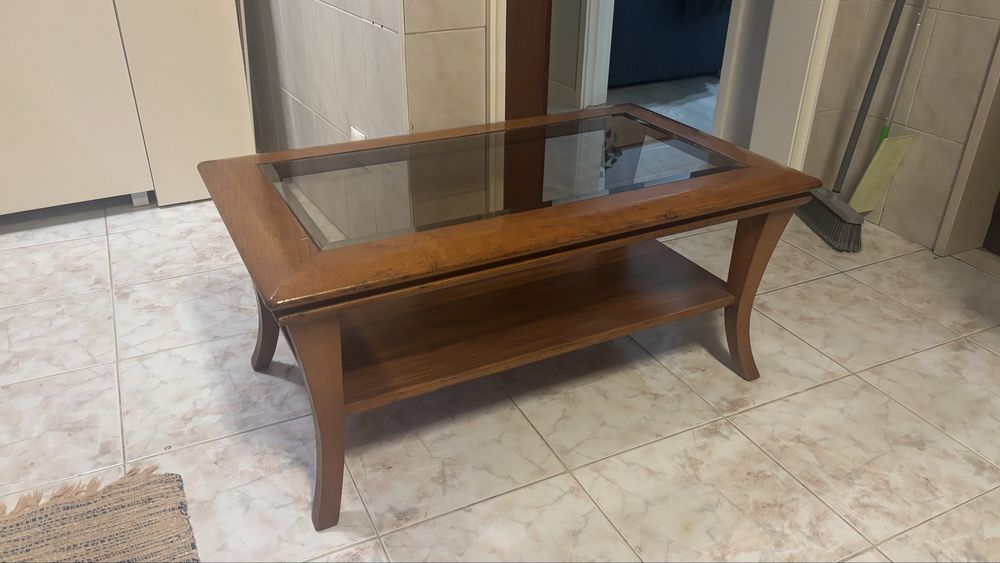 Mesa de centro de madeira