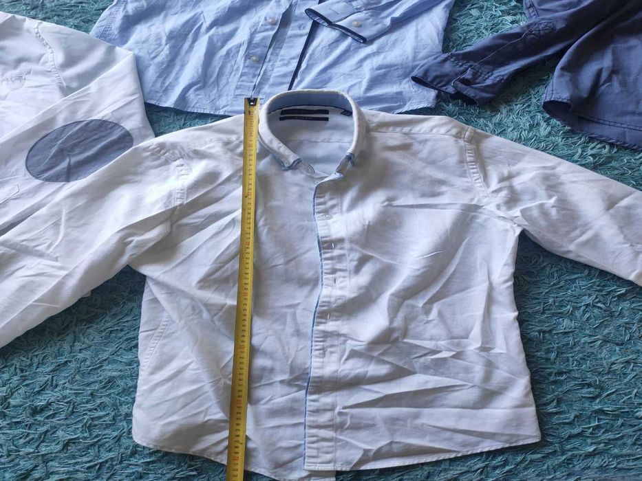 Zestaw koszul młodzieżowych eleganckich_House,Top Secret, H&M (M,XS,S)