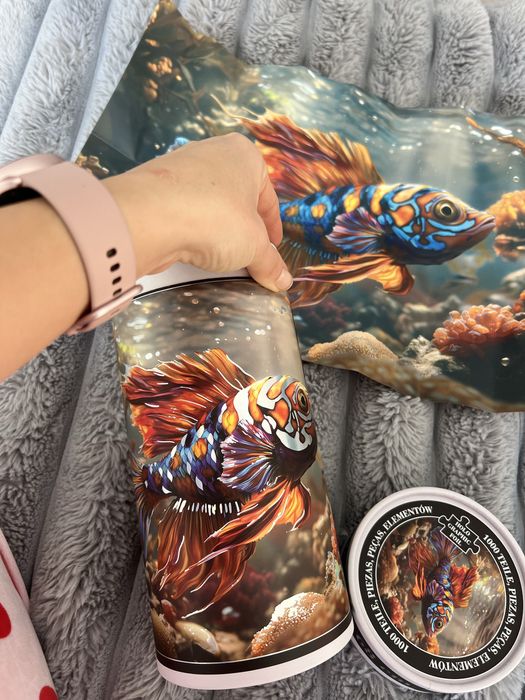 Пазли на 1000 штук рибка з голографічними елементами