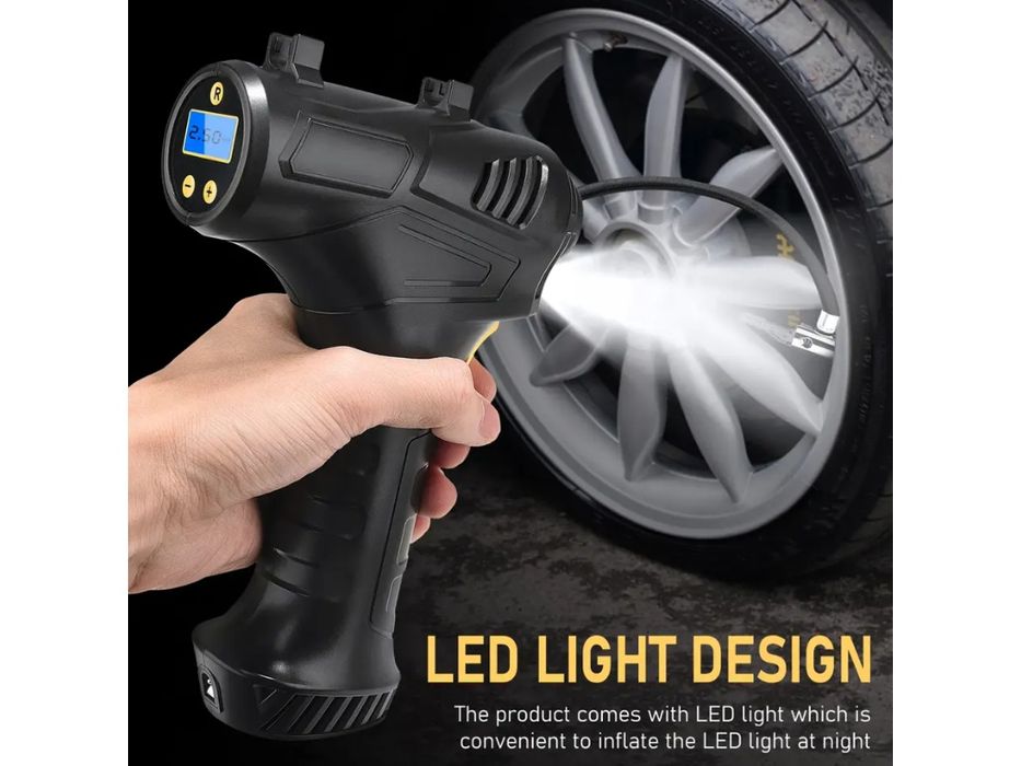 Bomba de ar/Compressor de pneus czk-3665 de 120w SELADO