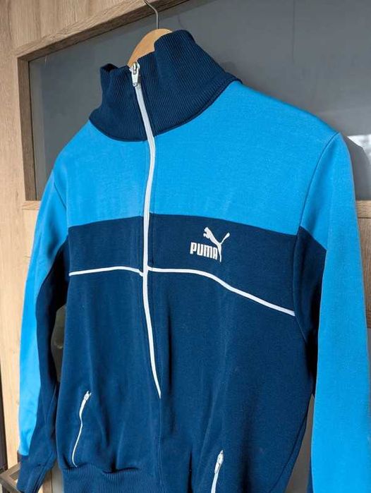Bluza męska Puma vintage 80’s oldschool ze stójką | rozm. 6/S | unikat