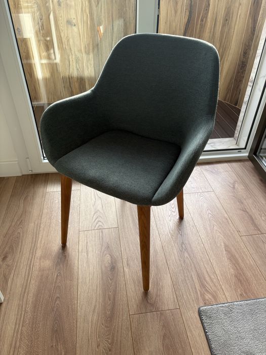 Cadeira Verde e Madeira (2 unidades)