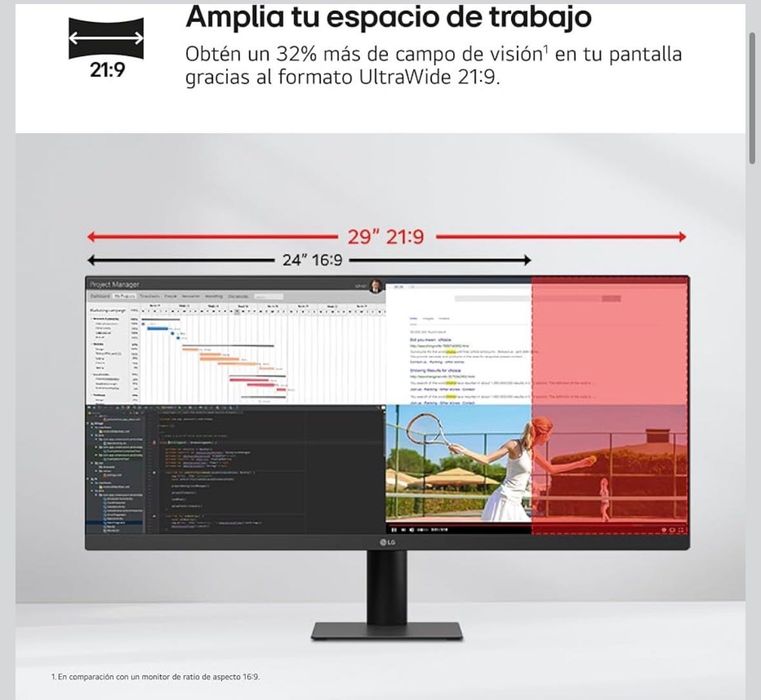 29” LG Monitor UltraWide