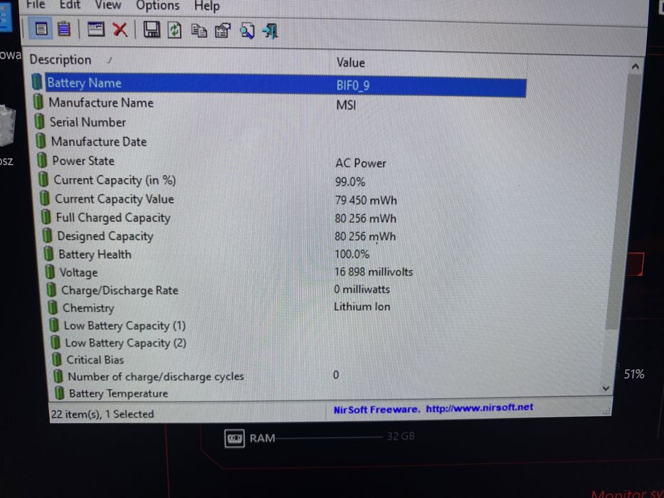 Laptop MSI Stealth GS65 9SG Core i7 RTX2080 32GB 256GB