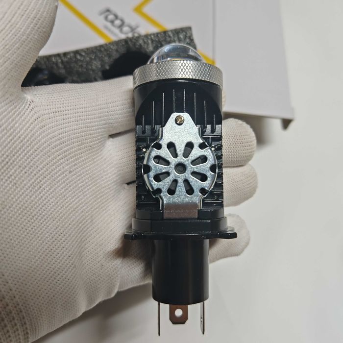 Світлодіодні Led лампи H4 P9 mini lens Bi-Led лінзи