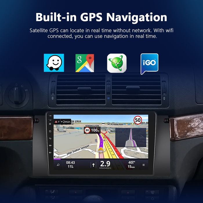 Radio Android Nawigacja BMW 5 E39 E46 X5 E53 BMW 7