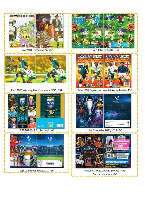 Cadernetas vazias futebol ver descrição Panini Topps e outras 2/3
