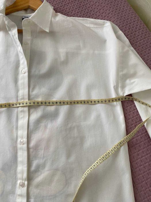 Белая длинная рубашка унисекс с Микки Маусом Disney, размер ХS