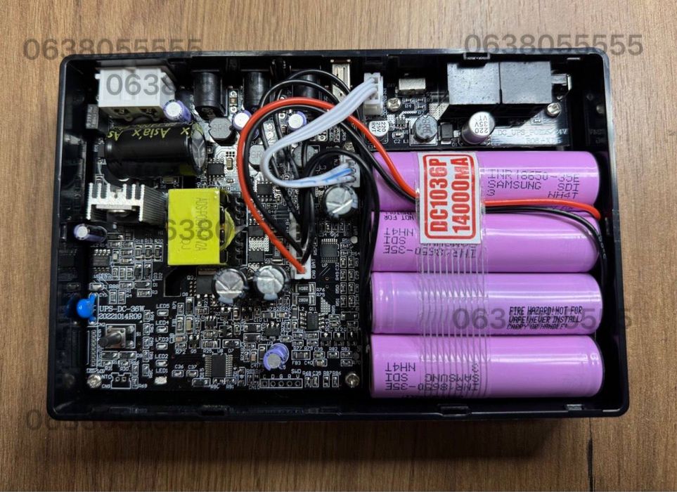 Новый 14000мА DC1036P переделанный UPS ДБЖ ИБП УПС Бесперебойник