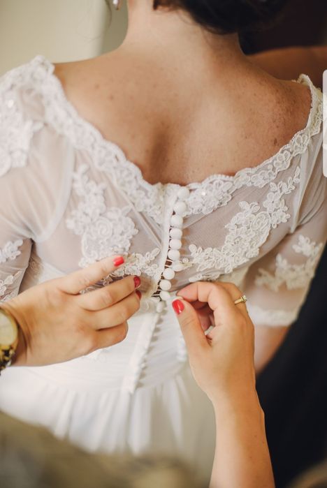 Suknia Ślubna bolerko welon ivory XS sweetheart
