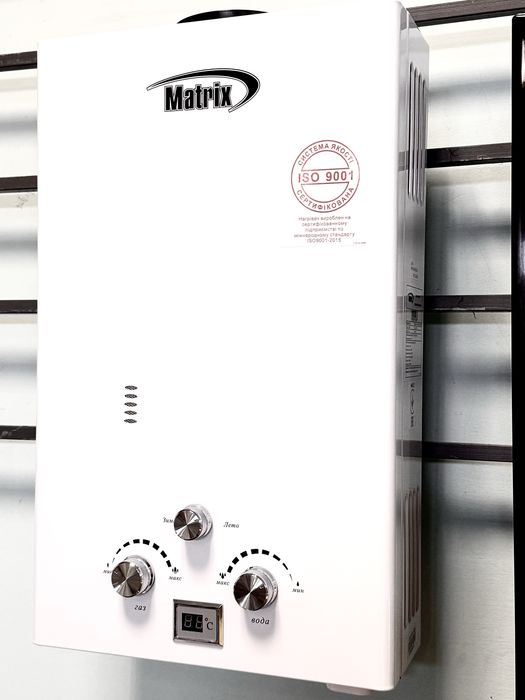 Газова колонка Matrix White H86