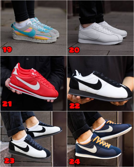 БЕЗ ПЕРЕДПЛАТИ‼️ Кросівки Nike Cortez / Унисекс, 36-46, ПРЕМІУМ
