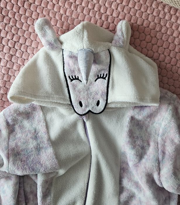 Piżama kombinezon jednorożec