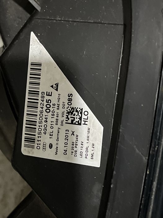 Фара Audi a6c7 ауді а6с7