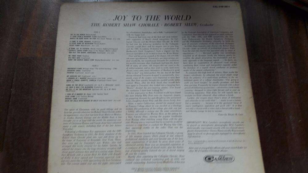 Disco Vinil Joy to the World