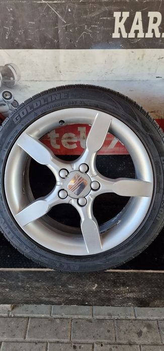 alufelgi+opony 17 5x112 et54 seat leon ii altea toledo iii